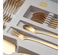 Couverts à gâteau Alpha Or x 6 - Coffret