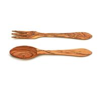 Couverts à salade en bois d'olivier Jean Dubost