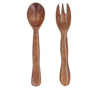 Couverts à Salade En Bois, Pinces à Salade En Bois Pour Servir, Cuillères à Salade En Bois Et Griffe De Fourchette, Ensemble De 2 Cuillères à Mélanger En Bois, Cuillères à Mélanger Pour la Cuisine, Re