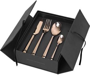 Couverts Broste Copenhagen Hune Espresso, 16 pièces