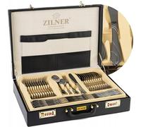 Couverts Zilner dans un coffret, 72 pièces, 12 personnes, acier inoxydable, fourchette, cuillère, couteau ZL-6508