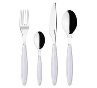 Couverts Feeling Guzzini - Ensemble de 24 pièces - Blanc - 15,8 x 7,5 x 25,5 cm - Lave-vaisselle