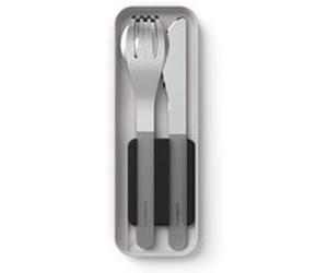 Couverts nomands Monbento Slim Box Noir onyx Noir G