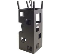 Couverts pour cheminée / Ensemble moderne de couverts pour cheminée en acier inoxydable