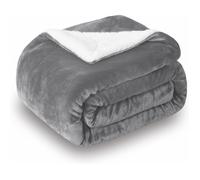 Couverture 200x230 cm Plaid Epais Polaire et Confortable Couverture Canape Super Douce Couverture Sherpa Couverture lit 2 Personne