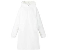 Couverture à capuche polaire et flanelle - vidaXL - Blanc - 112x94 cm - 1 85 kg - Capuche extra chaude