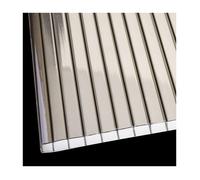 Couverture (accessoires couverture - toiture) Walkiewicz - 000523 - POLYCARBONATE CELLULAIRE T2x1,05M 6mm MARRON
