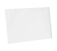 Couverture Acrylique Mate pour Classeur A5, Protège-carnet Rigide Blanc | Finition Givrée Semi-transparente, Bords Lisses, Style Moderne et Élégant, pour Notes, Documents, École