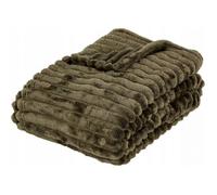 Couverture - ATMOSPHERA - ASTBOX - Rayée - 130 x 170 cm - Marron