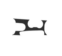 Couverture Autocollante Pour Panneau De Changement Vitesse Voiture En Fiber Carbone Véritable, Décoration Pour Console Centrale, Pour Ford Pour Mustang 2015 - 2022