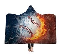 Couverture chaude hiver, Stillshine Couverture en peluche Super Douce Sherpa Polaire Psychédélique Personnalité Motif Impression 3D Microfibre Wearable Couverture Sur Le Canapé (150*200 cm, Photo 2)