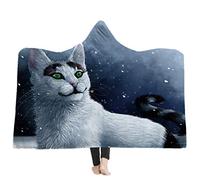 Couverture chaude hiver, Stillshine Couverture en peluche Super Douce Sherpa Polaire Psychédélique Personnalité Motif Impression 3D Microfibre Wearable Couverture Sur Le Canapé (150*200 cm, Photo 8)