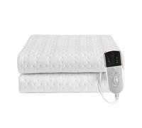 Couverture chauffante 150 * 80cm couverture chauffante électrique minuterie tapis chauffant 220V matelas chaud couverture chauffante électrique douce