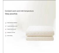 Couverture chauffante - Chauffe-lit électrique - Dimensions : 160 x 130 cm - Cachemire - 101W - Pour 2 personnes - Beige