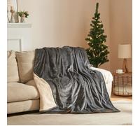 Couverture chauffante électrique Archi 120W 200 x 150 cm gris foncé