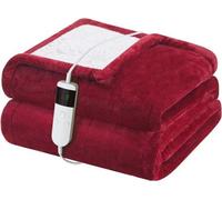 Couverture chauffante électrique pour 2 personnes – Chauffe rapidement – Lavable – Hiver – Confort dans la chambre à coucher
