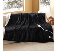 Couverture chauffante électrique pour 2 personnes – Chauffe rapidement – Lavable – Hiver – Confort dans la chambre à coucher