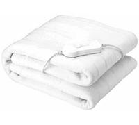 Couverture chauffante électrique pour 2 personnes - chauffe rapidement - lavable - pour un confort optimal en hiver dans la chambre à coucher