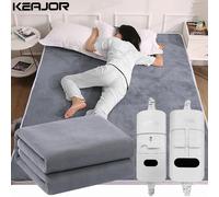 Couverture chauffante électrique pour chambre, couverture chauffante automatique, chauffe-corps, matelas thermique, 220V 120x150cm Stripe