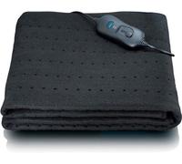 Couverture chauffante électrique pour deux personnes, chauffe rapidement, lavable, pour un confort optimal dans la chambre à coucher en hiver