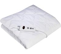 Couverture chauffante - Matelas électrique - Pour un sommeil relaxant - Chauffage rapide et puissant - 150 x 70 cm - Blanc