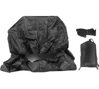 Couverture chauffante pour piscine extérieure, imperméable, pompe à chaleur pour piscine d'hiver, tissu Oxford 420D, revêtement argenté, noir