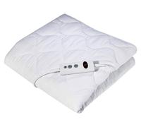 Couverture chauffante Surmatelas chauffant - 150 x 70 cm - 120 W - 10 niveaux de température - Blanc