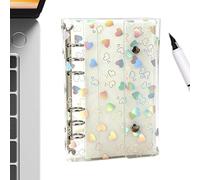 Couverture Classeur Transparente - Polychlorure de vinyle transparent rechargeable universel,Coque Classeur Journal Et Scrapbook | Pour Agenda Trajets Quotidiens Déplacements Professionnels Dossiers D
