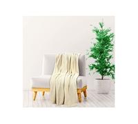 Couverture crème 130x170 cm polyester136269