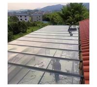 Couverture D'auvent de Toits Pergola Plaques de Remplacement 1mm Isolation pour Garage, Auvent, Personnalisable(1.5x7m/5.1x23ft)