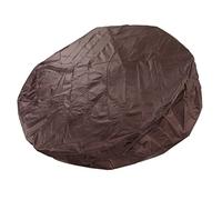 Couverture de baignoire ronde, couverture de spa extérieur, protecteur de piscine rond avec cordon pour meubles d'extérieur (brun) Sunshades