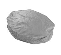 Couverture de Baignoire Ronde Couvertures de SPA Extérieur Couvertures de Meubles D'Extérieur Couverture D'auvent Extérieur Protecteur de Couverture de Piscine Ronde avec Cordon (Gris) Sunshades