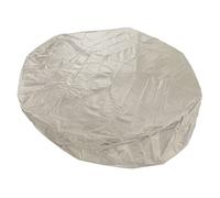 Couverture de Baignoire Ronde Couvertures de SPA Extérieur Couvertures de Meubles D'Extérieur Couverture D'auvent Extérieur Protecteur de Couverture de Piscine Ronde avec Cordon (Couleur beige)