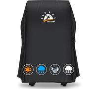 Couverture de barbecue de 76 cm, robuste et étanche, pour modèles Weber Spirit 210 E-210, avec étagère latérale, dimensions : 76 x 66 x 109 cm