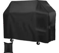 Couverture de barbecue étanche - résistante aux intempéries et durable - 1 pièce - noir - polyester - L : 144 x 60 x 116 cm