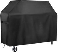 Couverture de barbecue pour grand barbecue à gaz - Couverture de barbecue étanche pour barbecues ronds et rectangulaires - Résistant aux UV et aux déchirures - Tissu Oxford 600D - Accessoires de barbe