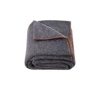 Couverture de Camping Chaude Voyage Laine 80% 1,62×2,23m pour Extérieur Gris Clair