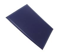 Couverture de Certificat A3 en Pu, Dossier de Présentation Réutilisable | Modèle Vierge Personnalisable, Intérieur Lisse en Papier, pour Documents et Cérémonies Scolaires, Bleu
