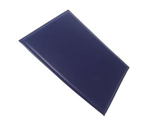 Couverture de Certificat A3 en Pu, Dossier de Présentation Réutilisable | Modèle Vierge Personnalisable, Intérieur Lisse en Papier, pour Documents et Cérémonies Scolaires, Bleu