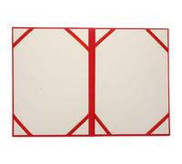 Couverture de Certificat Rouge en Papier, Compacte pour Documents et Bureau | Rangement Pratique, Délicate et Peu Encombrante, pour Magasin et Présentation, Maintien Soigné