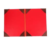 Couverture de Certificat Rouge en Papier pour Diplômes et Distinctions | Protection Pliage, Courbure et Taches, Rangement Pratique des Documents, Style Élégant Professionnel