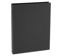 Couverture de classeur A4, format anneaux, en papier kraft, couverture rigide, couleur noire
