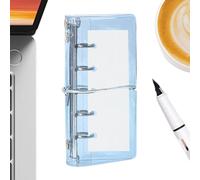 Couverture de classeur de journal - Planificateur rechargeable avec sangle | Anneaux de classeur budgétaire M2.5 | Pour étudiants, filles, adolescents, jeunes, maison, bureau, école, voyage, agenda