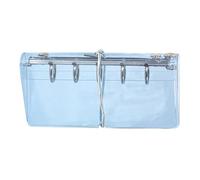 Couverture de classeur rechargeable avec sangle M2.5 transparente avec anneaux pour la maison, le bureau, l'école, les voyages, les étudiants, les adolescents, les jeunes, les garçons et les filles