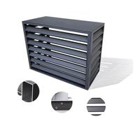 Couverture De Climatiseur Extérieur Écrans De Clôture Support De Fleur De Climatiseur En Alliage D'aluminium Housse De Protection Pour Unité Extérieure Écran Décoratif Autoportant Intimité/cache (Col