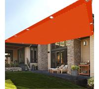 Couverture de Écran Jardin 2.5 x 3.4 m UV Protection avec Oeillets Tissu Polyester Multi Couleur et Taille Toiles D'Ombrages pour Terrasses Balcons et Jardins, Orange