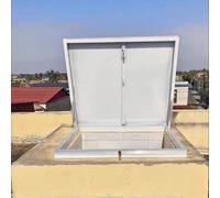 Couverture de fenêtre de toit robuste, trappe d'accès étanche pour grenier et sous-sol, solution d'entretien extérieur durable, idéale pour les projets d'amélioration de la maison