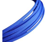 Couverture de Fil Gaine de câble Flexible 10M, Tube Plat en Pet, Gaine tressée maiIle 3/4/6/8/10~16mm, Manchons rétractables for Tuyau(Blue,12mm)