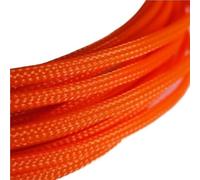 Couverture de Fil Gaine de câble Flexible 10M, Tube Plat en Pet, Gaine tressée maiIle 3/4/6/8/10~16mm, Manchons rétractables for Tuyau(Orange,12mm)