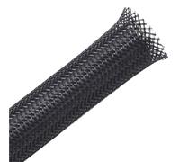Couverture de Fil Gaine de câble Haute densité 10M, Gaine Flexible 2 à 80mm, tressée en maiIle Pet for la Protection des Lignes(35mm)